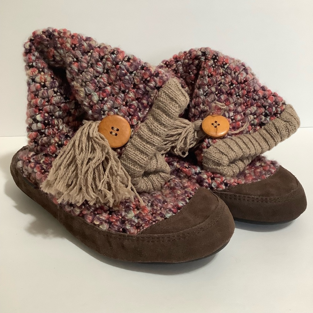 Acorn Women’s jam tassel bootie slipper size 8-9